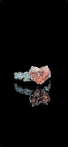 Husweet tatlı saf pembe kalp CZ Anillos parlak elmas makro açacağı <span class=keywords><strong>k</strong></span>ızlar kadınlar gümüş güzel kalp yüzü<span class=keywords><strong>k</strong></span>