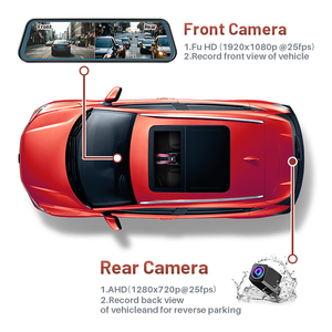 Factory OEM 4K <strong>Mirror</strong> Touchscreen Driving Recorder WiFi ADAS BSD <strong>Car</strong> Camera Front and Rear 4ch Night Vision G-<strong>Sensor</strong> Dash Cam - Product Image 3
