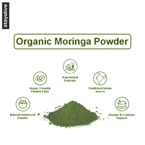 Органический порошок Моринги, чистый богатый питательными веществами | Моринга олеифера, порошок | Без глютена, Моринга олеифера - Product Image 2
