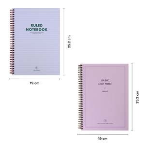 Spring Note 4-Pack Cute Spiral Bound <strong>Striped</strong> <strong>Notebook</strong> 100-Page Offset Paper Loose-Leaf A5 A6 B5 Address Book for School Use - Product Image 4