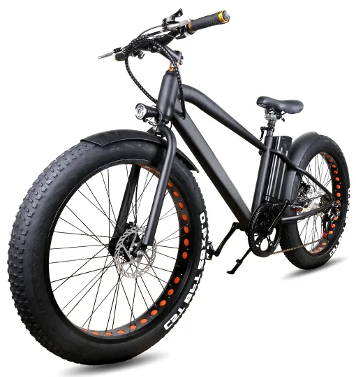 2023 New 26 Inch 6 Speed 300W 36V 10Ah Lithium Battery Powered Cruiser Fat Tire Electric Mountain Bike