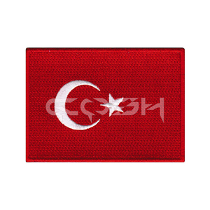 Mehrfarbig gesticktes Patch-Abzeichen mit grauem, gekröntem Kranich-Stoff zum Aufbügeln für Hut rucksäcke Jacken uniformen - Product Image 5