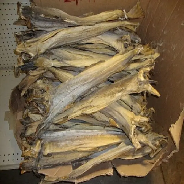 Bacalao y pescado seco, tamaños de pescado, Stock seco de Noruega, en venta
