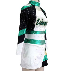 CHEER ชุดยูนิฟอร์มเชียร์ลีดเดอร์ประดับพลอยเทียมรูปดาวชุดเชียร์ - Product Image 2