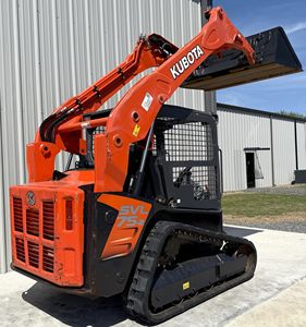 2018クボタSVL75-2コンパクトトラックローダー、74 HPディーゼルエンジン、オープンROPS標準フロー補助ボブキャットスキッドステアを購入