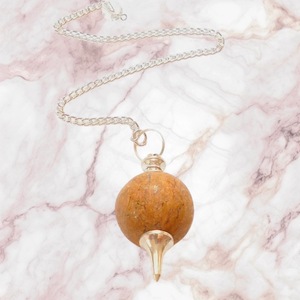 סיטונאי טבעי המאריאם Jasper כדור קליגרפיה גביש מטוטלת masot מלוטשת חרוט דקורטיבי מתנה אבן חן דקורטיבית