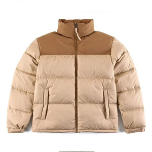 Người đàn ông của kim loại trùm đầu nóc áo khoác ngoài mùa đông đầy đủ zip xuống áo khoác thay thế bông độn áo dày ấm áp nóc Áo khoác - Product Image 1