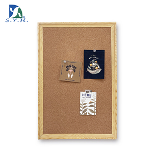 高密度コルク表面特性コルクボードプッシュピン掲示板 - Product Image 1