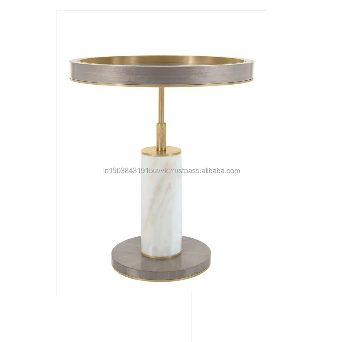 Table basse en métal Meubles de maison de luxe Thème bohème américain Accent royal Attrayant Table basse Canapé Table d'appoint