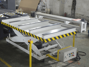 26% descuento ELEVADOR DE TIJERA AUTOMÁTICO EN LA MESA EN AJUSTE Máquina de anidamiento CNC Enrutador CNC 4 cabezales - Product Image 5