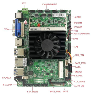 Intel-Placa base con CPU mini ITX, placa base integrada de doble canal SATA DDR4, placa base industrial - Product Image 1