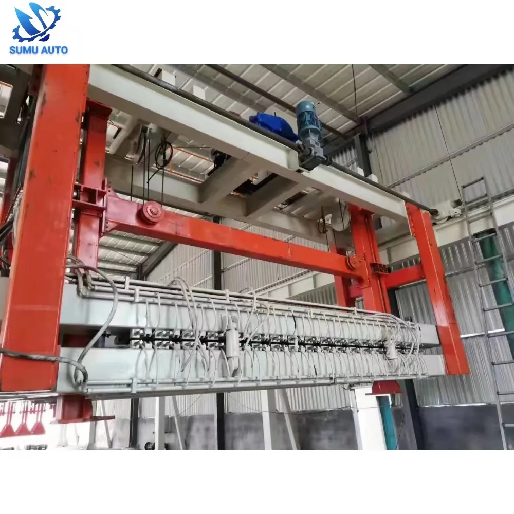 Linha de produção manual de máquina para fabricação de tijolos de parede de concreto leve Fly Ash Aac