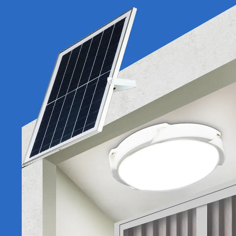Plafonnier solaire d'intérieur directement de l'usine avec télécommande Lampe solaire pour intérieur Lampe solaire d'intérieur Maison Maison
