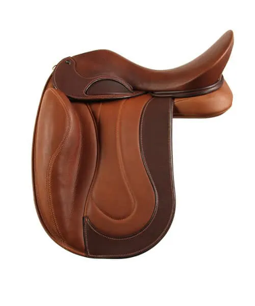 Sadel berkuda kulit Pu kualitas tinggi desain baru 100% kulit gaya kustom ukuran warna sadel kuda