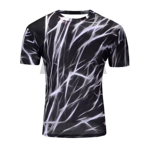 Nefes hızlı kuru erkek süblimasyon T-Shirt tam özel tasarım yüksek kaliteli nem esneklik Polyester Tee spor için Ideal - Product Image 1
