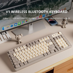 2.4G Wireless Dual Mode Knob Display Keyboard Mouse Mechanical Feel Silent Office <strong>Computer</strong> Keyboard and Mouse Set - Product Image 2