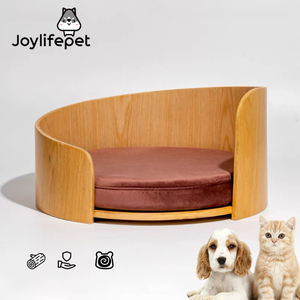 Cuddle Kennel Series Four Seasons Universel Amovible en Bois Massif Chenil pour Animaux de Compagnie Lit pour Chat et Canapé pour Chien avec Espace Extérieur Spacieux - Product Image 1