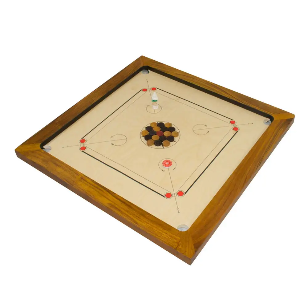 Nuovo arrivo dimensioni personalizzate che giocano al gioco da tavolo Carrom per interni/cartone carrom in legno di alta qualità in vendita