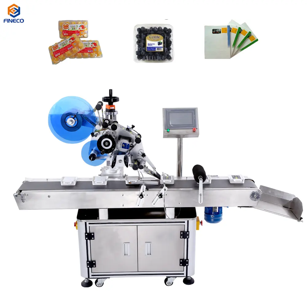 FK811 etiquetadora Machine automatique d'étiquettes en éponge pour coller des étiquettes sur le verre Machine d'étiquetage de codes à barres alimentaires