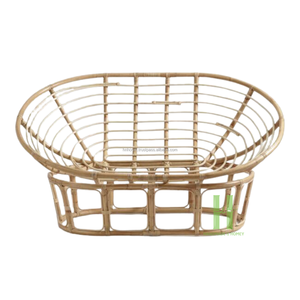Rahatlatıcı Modern Rattan Papasan sandalye doğal Papasan 2 koltuk çeşitli renk ve tasarım el yapımı Vietnam fabrika - Product Image 3
