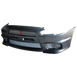 08-15 Lancer EVO tarzı PP ön tampon dönüşüm kapak + Grille + sis kapak uyar - Product Image 3