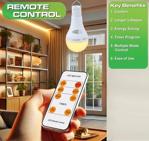 Clar-usb Sạc <span class=keywords><strong>Led</strong></span> Bulb 9 wát, xách tay đèn khẩn cấp cho trong nhà và ngoài trời sử dụng - Product Image 4