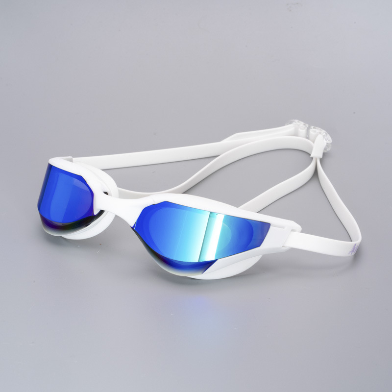 B Blanc avec placage bleu