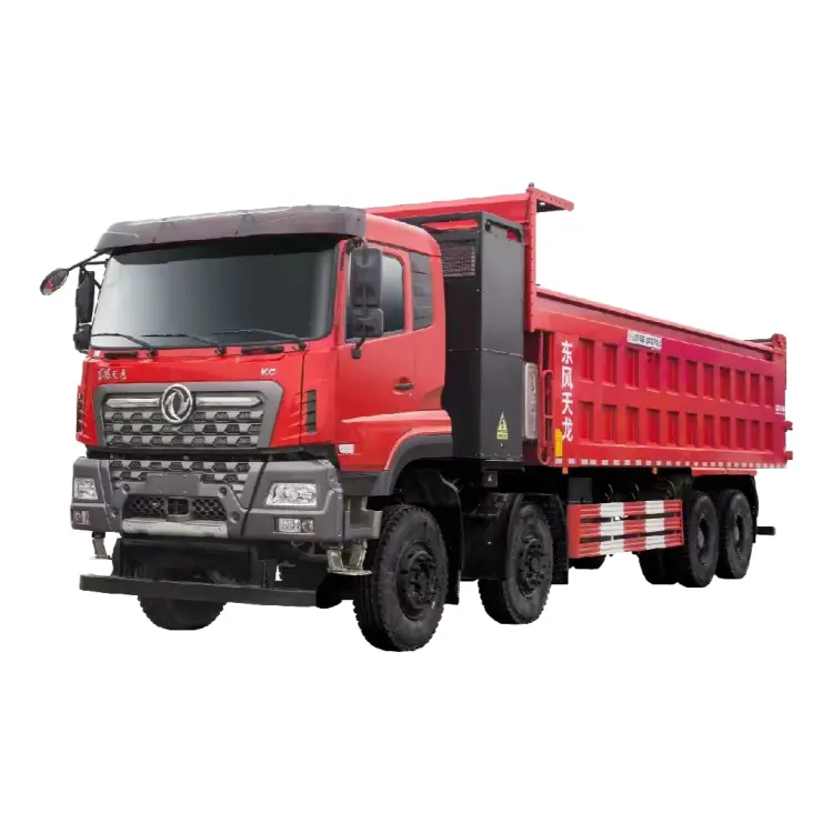 Prix bon marché 50 tonnes Dongfeng 8*4 nouveaux camions à benne basculante d'ingénierie de transport