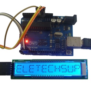 DM8BA10 LCD-Modul blauer Bildschirm 10-Bit 16-Segment-LCD-Display-Modul Panel DM8BA10 DC 5V TM1622 Chip - Product Image 5