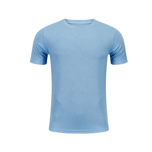 ユニセックスマラソンランニングフィットネスチームTシャツスポーツ競技用カスタマイズロゴルーズフィット固体ソフトポリエステル生地 - Product Image 3
