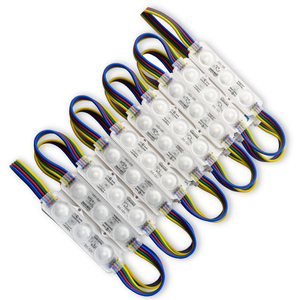 Высококачественный RGB светодиодный модуль света, несколько режимов, 3LED, четыре цвета, светодиодная мощность 3 Вт, IP68, Рейтинг постоянного тока, 12 В, вход, зеленый, сертифицированный CCT RoHS