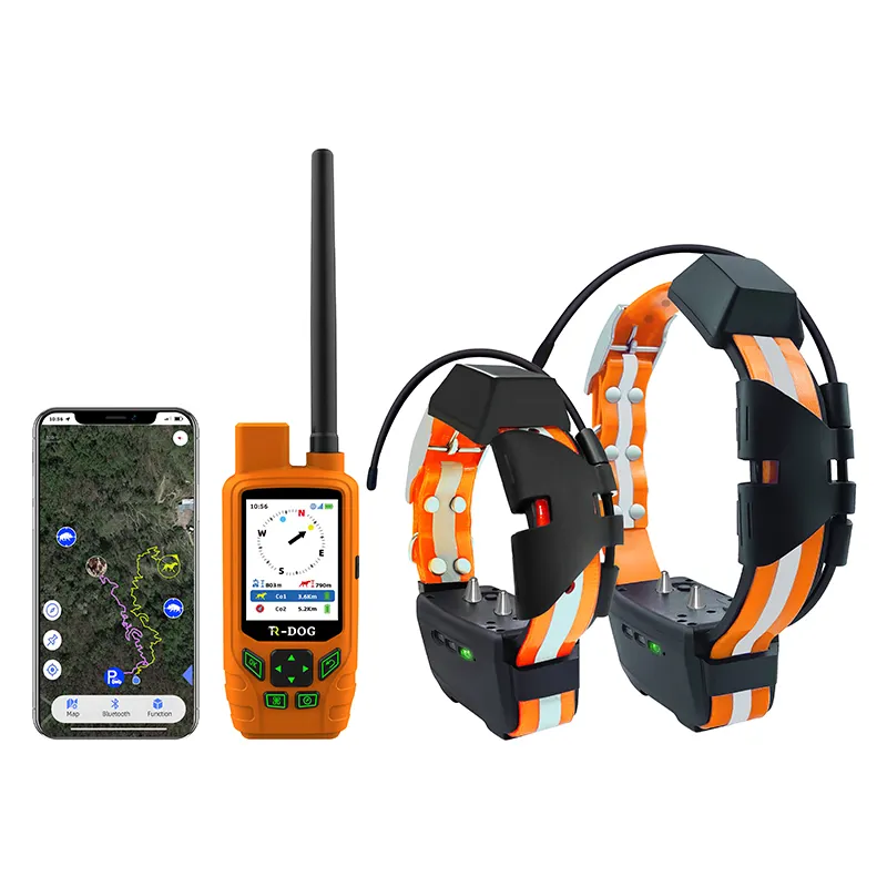 Новое поколение Гибридный VHF/4G GPS IPX7 водонепроницаемый охотничий ошейник для собак, лучший ошейник для отслеживания с дрессировкой в режиме реального времени в следующем сезоне