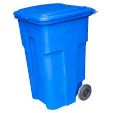Ağır hizmet tipi 240 için tekerlekli çöp kutusu litre HDPE açık çöp öğütücüsü - Product Image 2