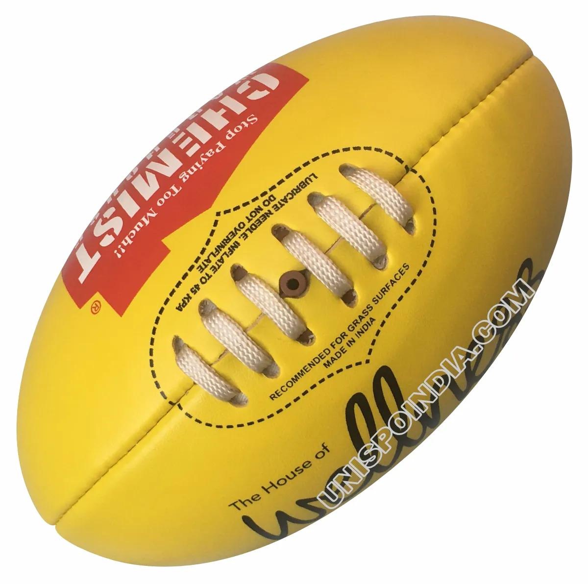 PVC Aussie Rules Ball Standard Quality Aussie Rules Ball fornitore di palloni da calcio di grande qualità dall'india Football & Soccer
