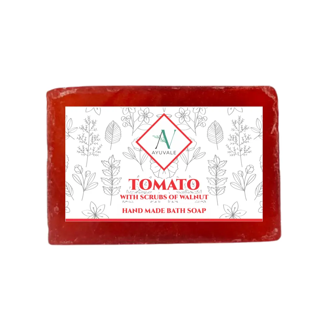 Precios asequibles Tomate con exfoliantes de jabón de nuez con ingrediente natural 100% Jabón hecho a la venta por exportadores