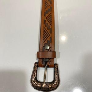 Şık Vintage İnek gizlemek hakiki deri kemer yüksek kalite özel ayarlanabilir kot uzunluğu iş moda