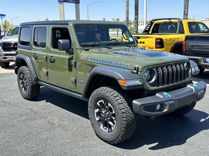 2023 <strong>Jeep</strong> Wrangler 4xe Rubicon Turbo SUV with Automatic and Manual Gearbox Light Dark Leather Interior AWD Rear Camera - Product Image 2