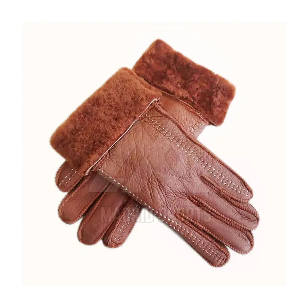 Venta al por mayor Moda niñas Guantes de cuero multi Conducción/Vestir Pantalla táctil Piel de cordero Guantes de piel de invierno