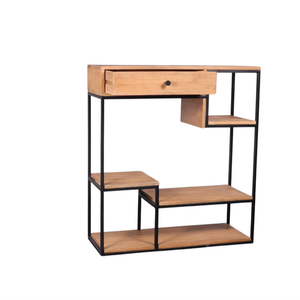 <strong>Multi</strong> <strong>Functional</strong> Removable Kitchen Side <strong>Table</strong> with Storage Drawers and Shelves Ideal for Modern Home Organization Needs - Product Image 1