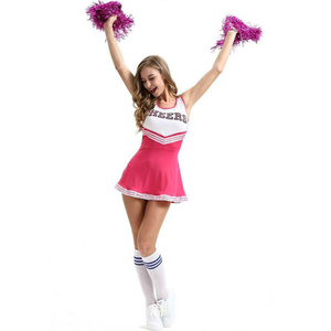 CHEER ชุดฝึกนำเชียร์ชุดยูนิฟอร์มผู้นำแบบสั่งทำเสื้อและสั้น - Product Image 5