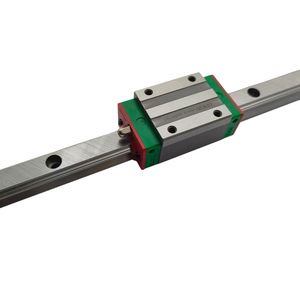 Bloque deslizante de riel de guía de movimiento lineal de acero de tipo cuadrado HGH20CA con rodamiento para industrias minoristas y CNC - Product Image 1