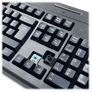 Teclado POS mecánico Kailh Switch con lector de tarjetas inteligentes MSR integrado y lector de tarjetas inteligentes SCR Teclados de alta tecnología - Product Image 4