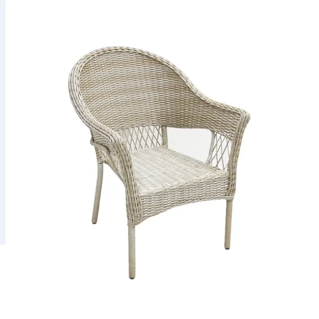 VietNam toptan plastik Rattan istiflenebilir bahçe mobilyaları için yemek masası sandalyesi setleri, oturma odası için sandalyeler, yemek sandalyeleri
