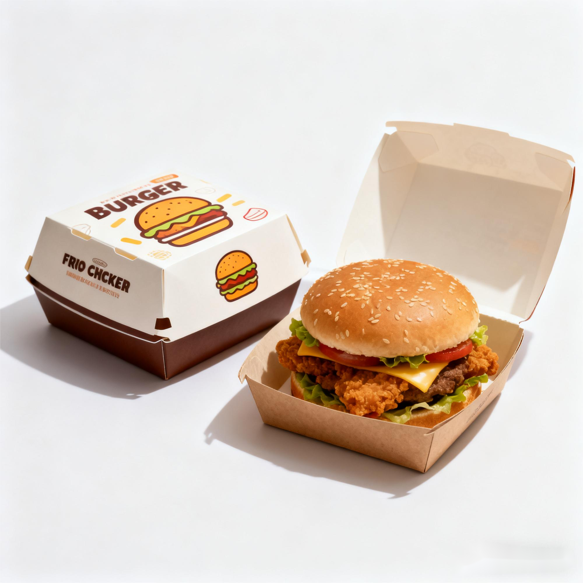 custom burger box