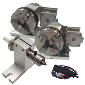 Fresadora CNC Eje de rotación Enrutador CNC Mesa giratoria Eje giratorio 3 Mordazas/4 Mordazas Portabrocas 4to Eje 85mm - Product Image 1