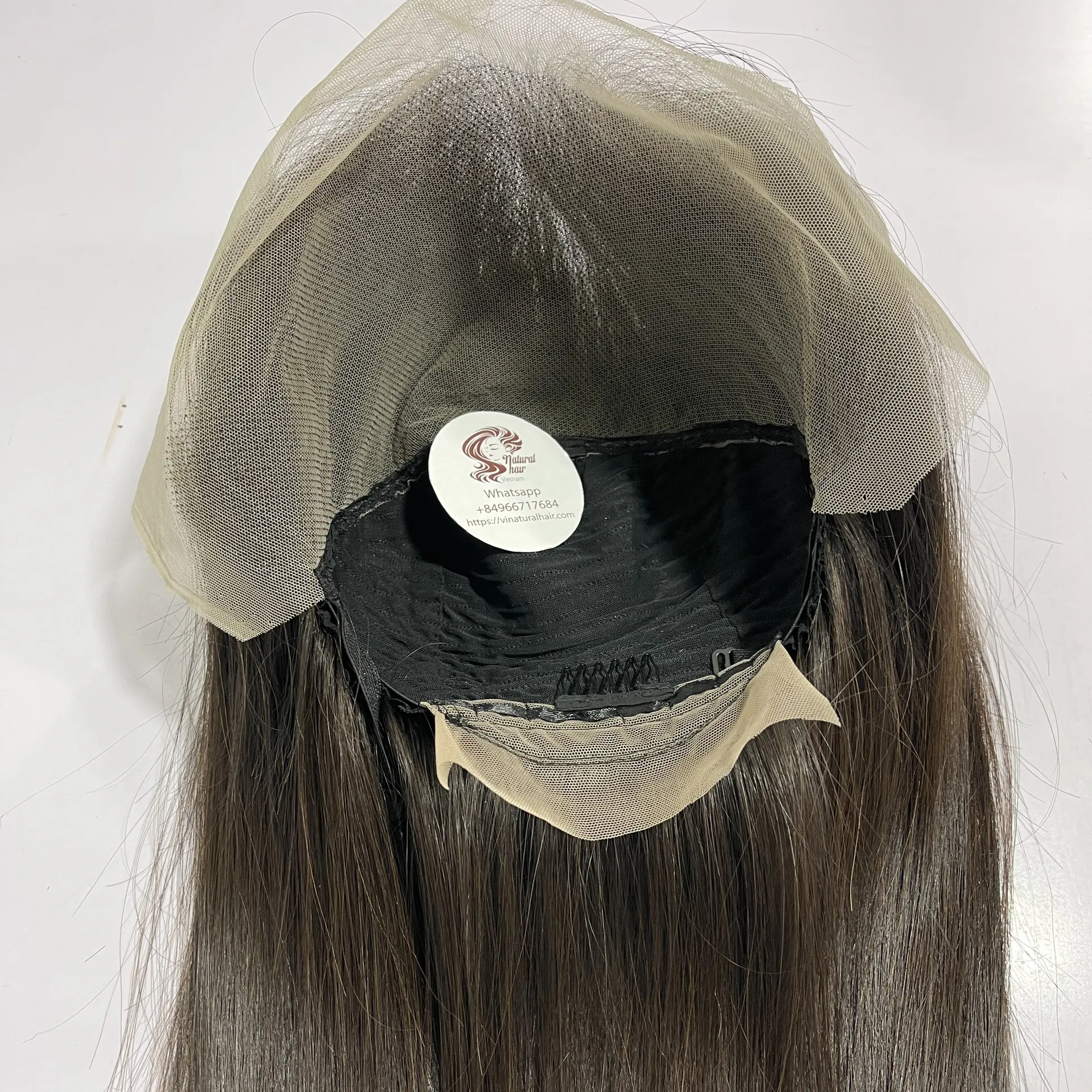 Parrucca frontale del merletto del fornitore della parrucca dei capelli grezzi vietnamiti all'ingrosso Hd per le donne nere