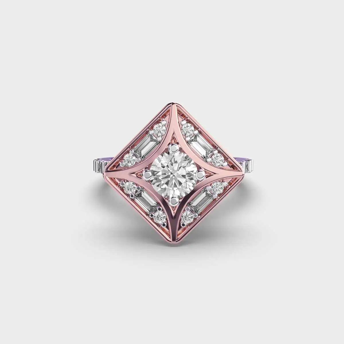 Plaqué or rose