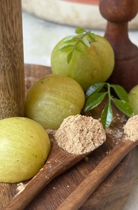2025 Best Quality Indian Food Grade Amla Powder Wild-Cultivated Emblica Officinalis Supports Hair <strong>Growths</strong> Wholesale Manufacturer - Product Image 2