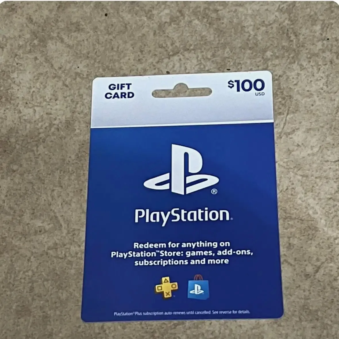 บัตรของขวัญร้าน Play - Station ของแท้ 150 100 50 แอพ เล่นเกม แอด-ออนเพื่อความบันเทิง