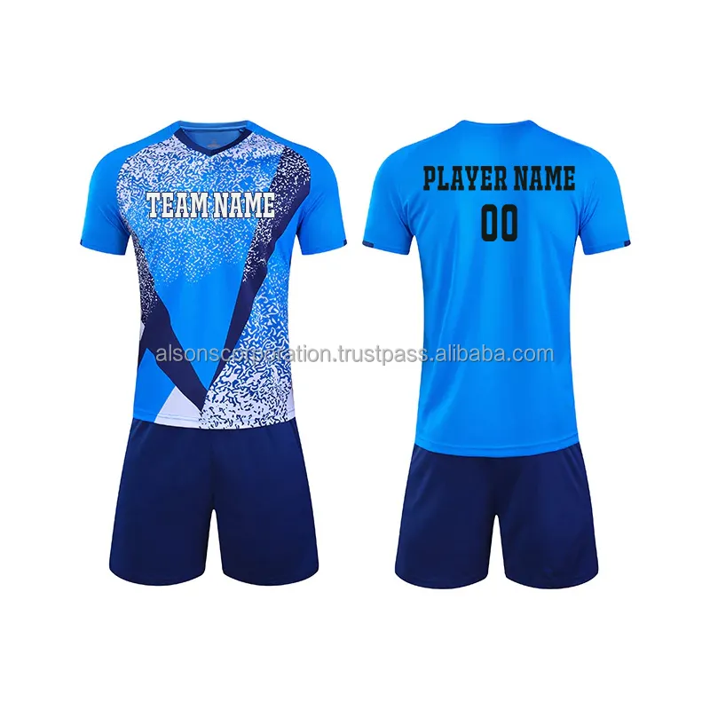 El más nuevo diseño 22-23 Club Soccer Uniform Adulto Nuevo modelo Último uniforme de fútbol Equipo infantil Ropa de fútbol